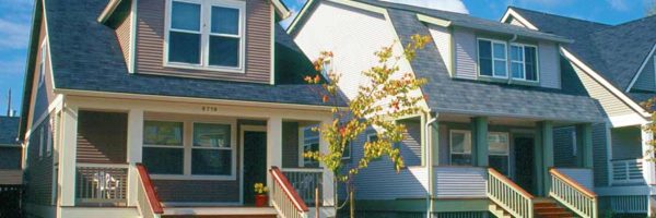 Suburban houses