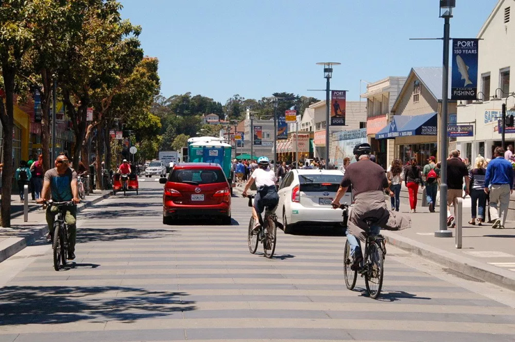 Bikes and cars